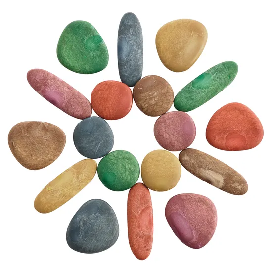 Junior Rainbow Pebbles Eco-Friendly Material - Modern Teaching Aids NZ