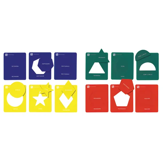 Geometry Stencils 12p - Modern Teaching Aids NZ