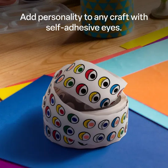 Creatistics Paper Eye Stickers Assorted- Pack of 2000 - Modern Teaching Aids NZ