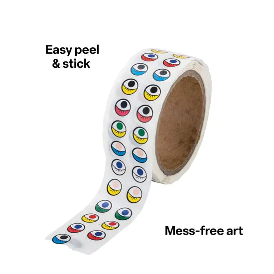 Creatistics Paper Eye Stickers Assorted- Pack of 2000 - Modern Teaching Aids NZ