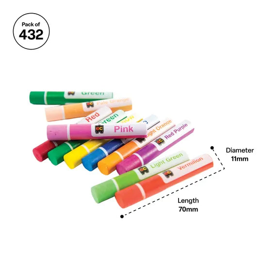 Jumbo Oil Pastels Classroom - Box of 432 - Modern Teaching Aids NZ