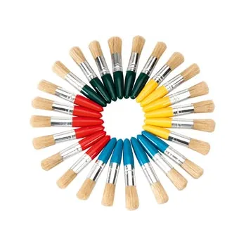 Creatistics Stubby Paint Brushes Pack of 24 - Modern Teaching Aids NZ