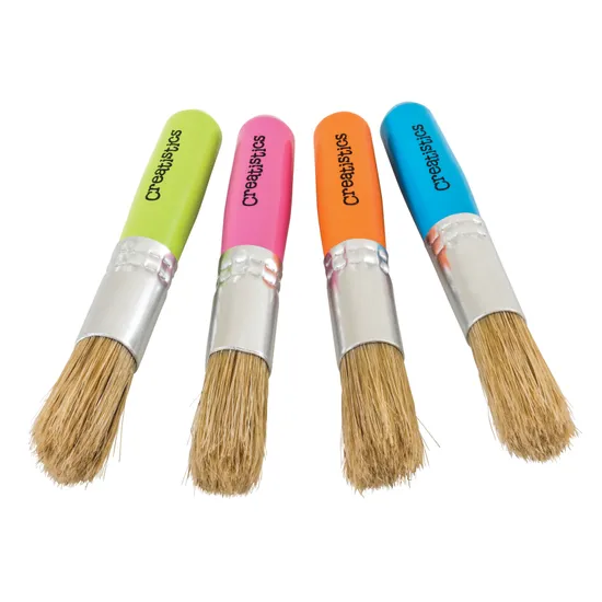 Creatistics Stubby Paint Brushes Pack of 24 - Modern Teaching Aids NZ