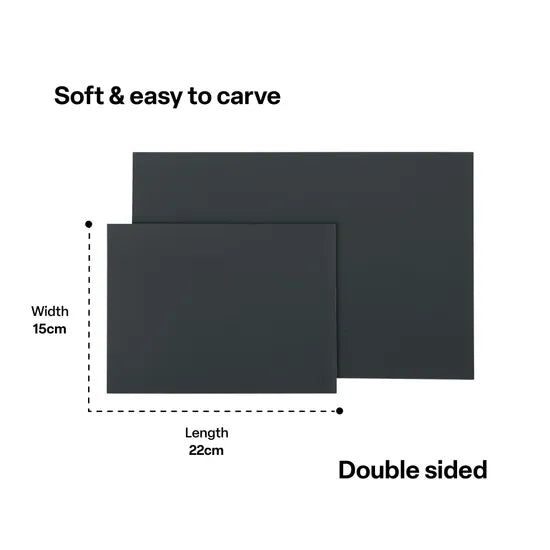Double Sided Soft Lino Sheet - 150 x 220mm - Modern Teaching Aids NZ