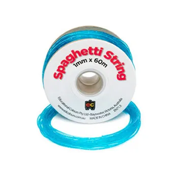 Spaghetti String Glitter Sea Blue - Modern Teaching Aids NZ