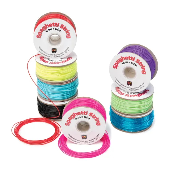 Spaghetti String Pale Green 60m - Modern Teaching Aids NZ