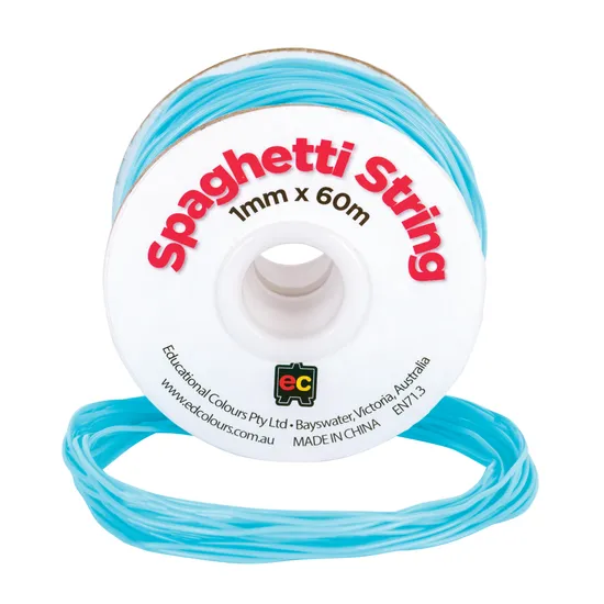 Spaghetti String Pale Blue 60m - Modern Teaching Aids NZ