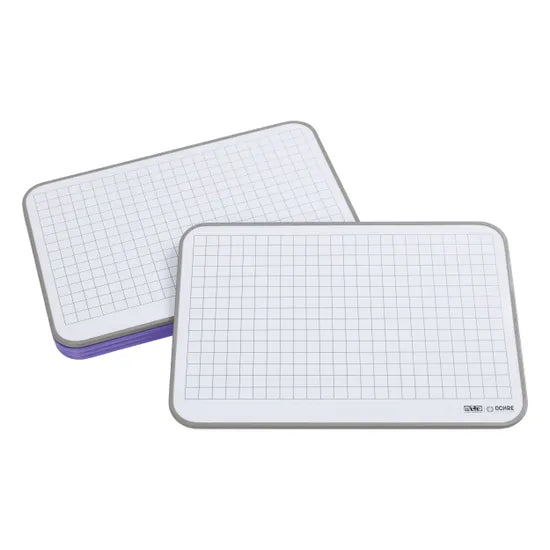 Ochre Magnetic Student Mini Whiteboard Maths - Year 7-10 Pack of 5 - Modern Teaching Aids NZ