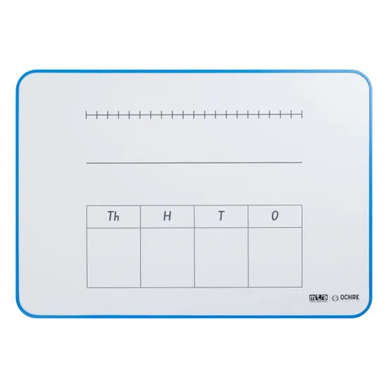 Ochre Magnetic Teacher Whiteboard Maths Year 2 - Modern Teaching Aids NZ