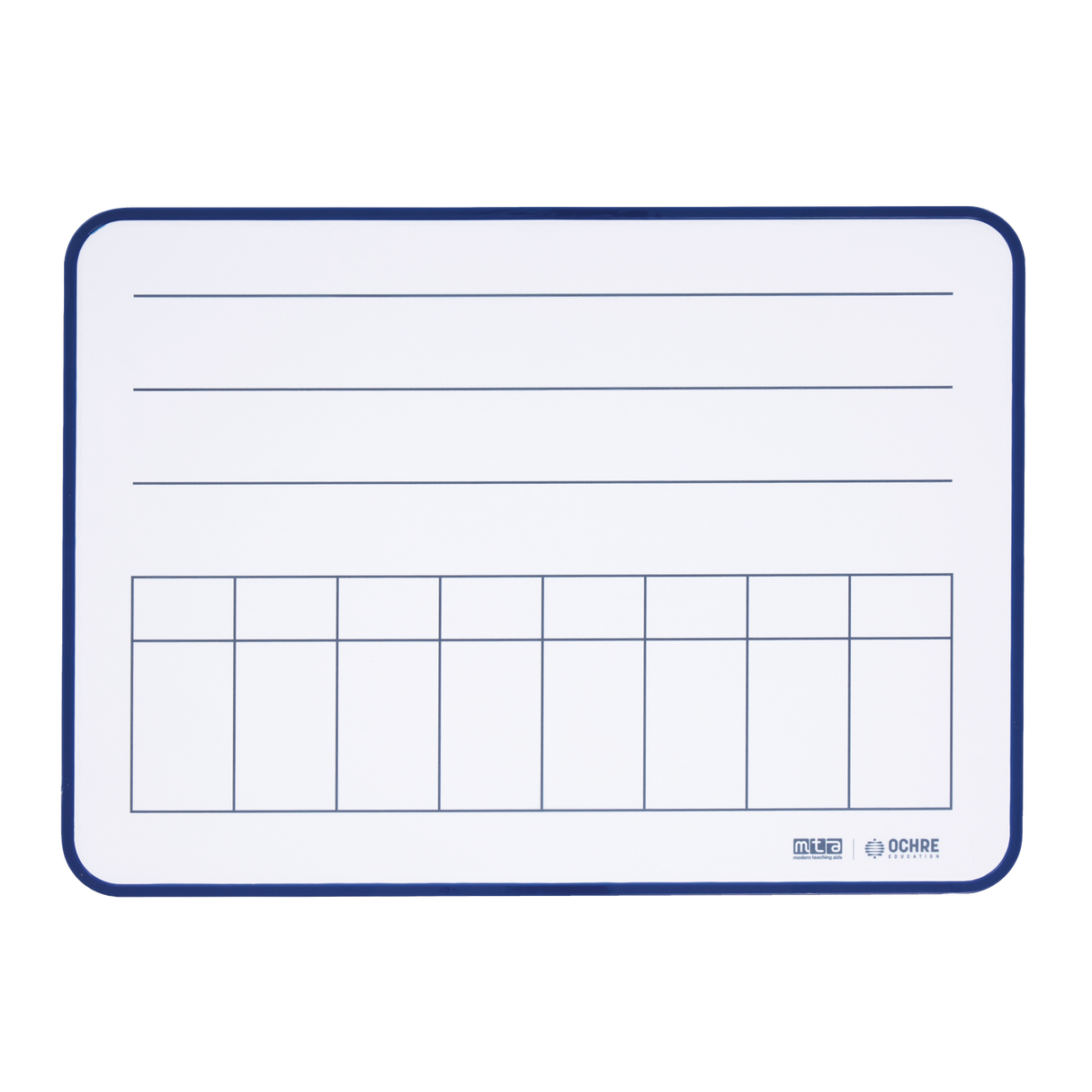 Ochre Magnetic Teacher Whiteboard - Year 5 & 6