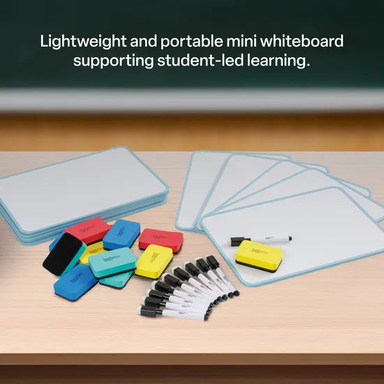 A4 Double-Sided Magnetic Mini Whiteboard Ocean - Modern Teaching Aids NZ