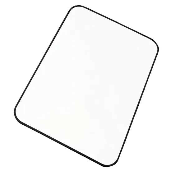 Large Double-Sided Magnetic Whiteboard Black 40 x 60 cm