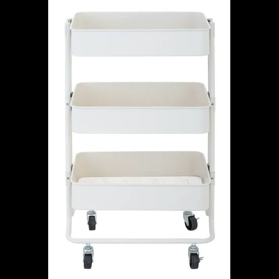 3 Tier Storage Trolley White - Modern Teaching Aids NZ