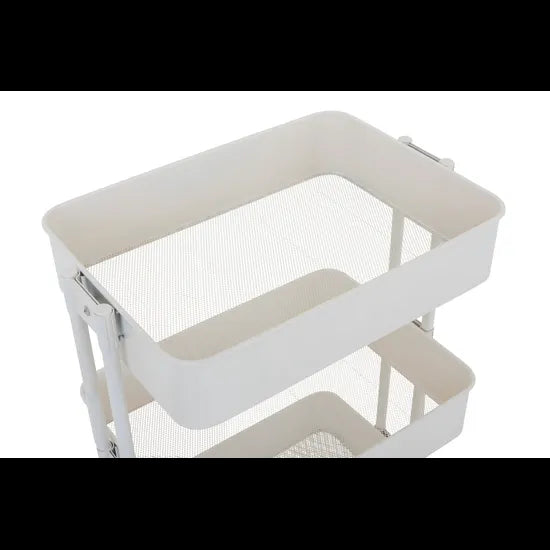 3 Tier Storage Trolley White - Modern Teaching Aids NZ