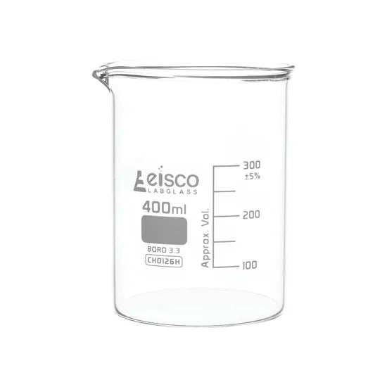400 ml Borosilicate Beakers - Pack of 6 - Modern Teaching Aids NZ