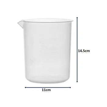 Graduated beaker - Polypropylene - 1000ml - Modern Teaching Aids NZ