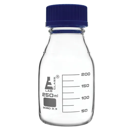 250 ml Clear Reagent Bottles - Pack of 10 - Modern Teaching Aids NZ