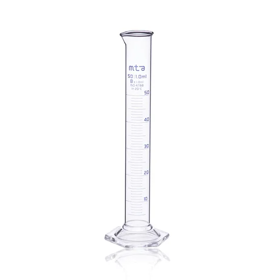 MTA Glass Measuring Cylinder 50ml - Modern Teaching Aids NZ