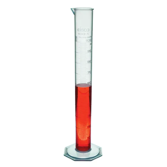 Graduated Cylinder - Polypropylene - 100ml - Modern Teaching Aids NZ