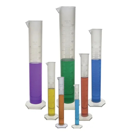 Graduated Cylinders - Polypropylene, Set of 7 - Modern Teaching Aids NZ