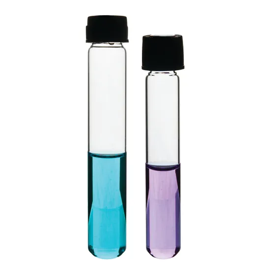 Borosilicate Test Tubes with Cap - 16 x 125 mm, Pack of 24 - Modern Teaching Aids NZ