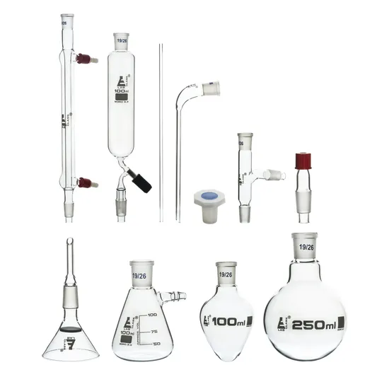 Organic Chemistry Kit with 19/26 Joints - 11 Piece - Modern Teaching Aids NZ