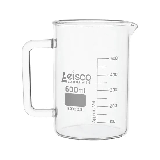 Borosilicate Beaker with Handle - 600 ml - Modern Teaching Aids NZ