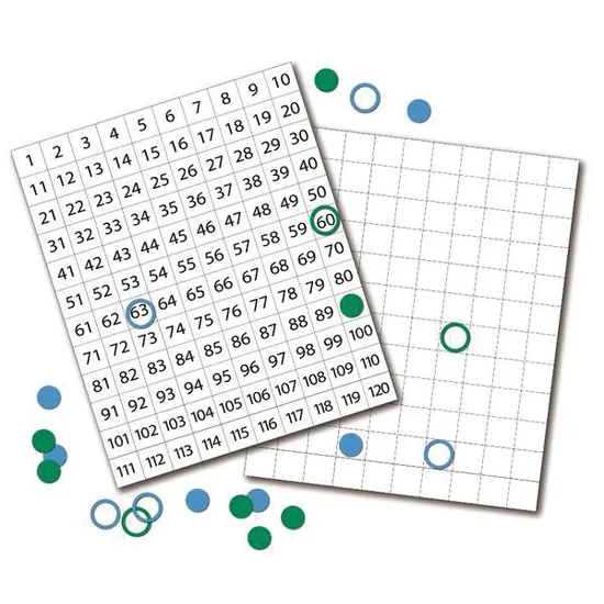 1-120 Magnetic Sheet Set - Modern Teaching Aids NZ