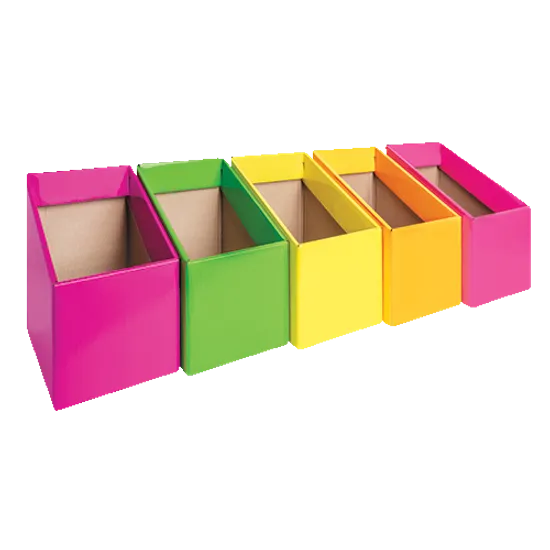 Elizabeth Richards Book Box Fluoro Mix - Pack of 5 - Modern Teaching Aids NZ