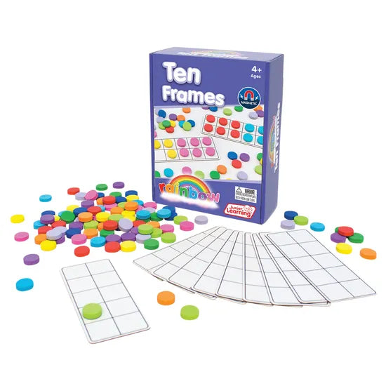 Rainbow Ten Frames - Modern Teaching Aids NZ