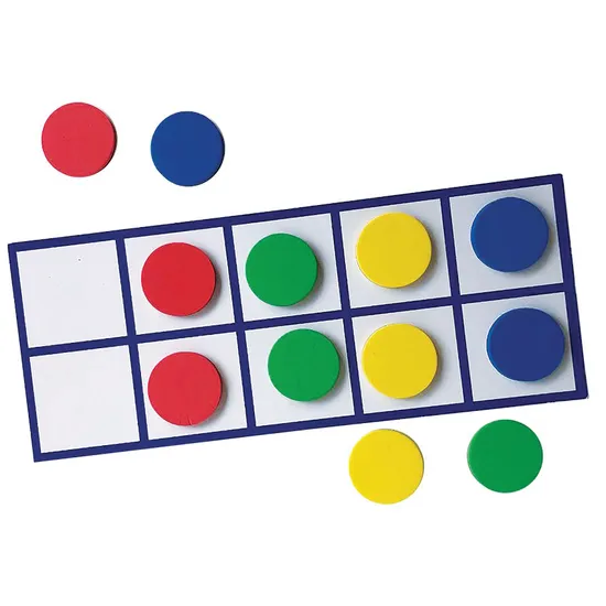 Jumbo Magnetic Ten Frames Set - Classroom Maths Tool - Modern Teaching Aids NZ