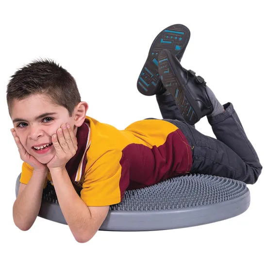 Large Tactile Cushion Grey 60Cm - Modern Teaching Aids NZ