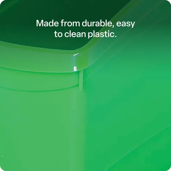 Elizabeth Richards Plastic Book and Storage Tub Green