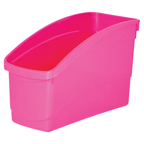 Elizabeth Richards Plastic Book and Storage Tub Magenta - Modern Teaching Aids NZ