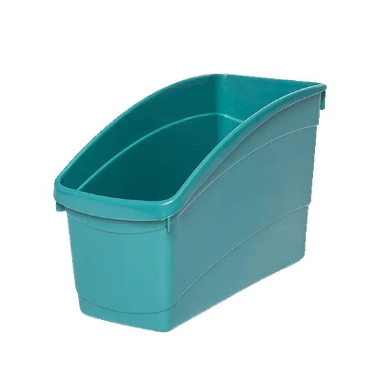 Elizabeth Richards Plastic Book and Storage Tub Turquoise
