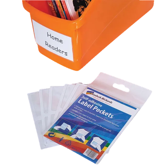 Self Adhesive Label Pocket - Modern Teaching Aids NZ