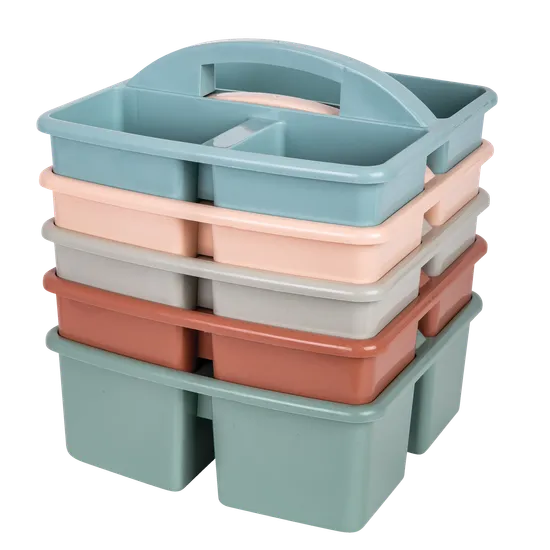 Small Plastic Caddy - Coral - Modern Teaching Aids NZ