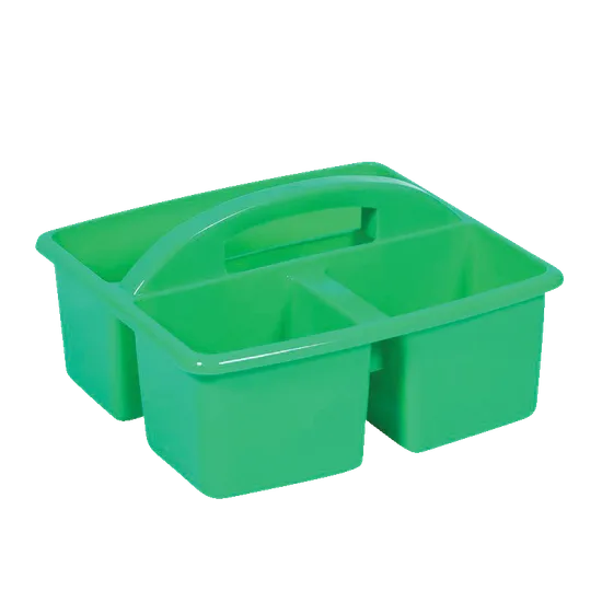 Small Plastic Caddy - Green - Modern Teaching Aids NZ