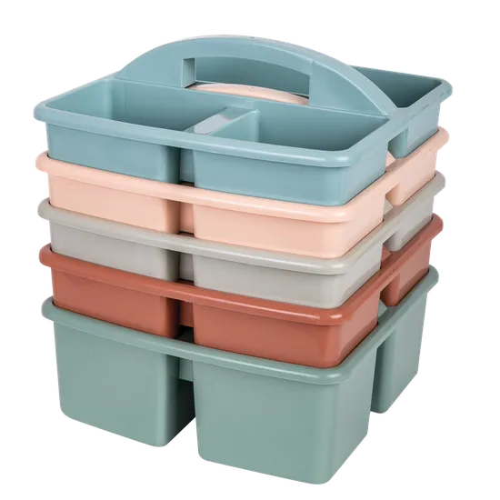 Elizabeth Richards Small Plastic Caddy - Set of 5 - Modern Teaching Aids NZ