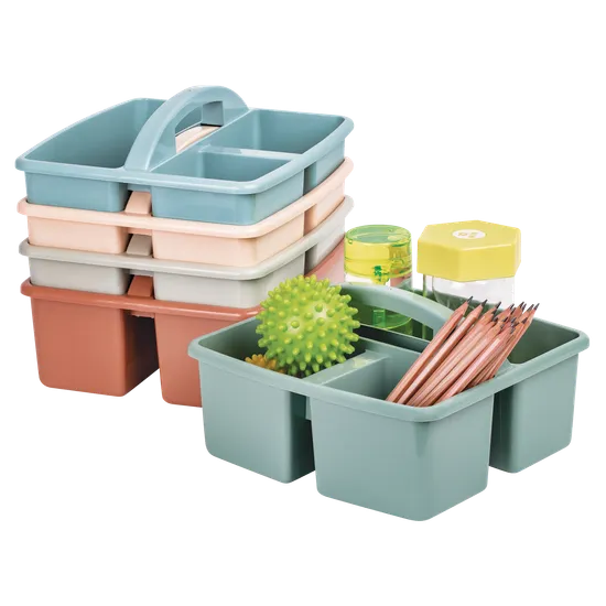 Elizabeth Richards Small Plastic Caddy - Set of 5 - Modern Teaching Aids NZ