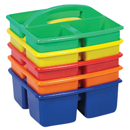 Small Plastic Caddy - Red - Modern Teaching Aids NZ