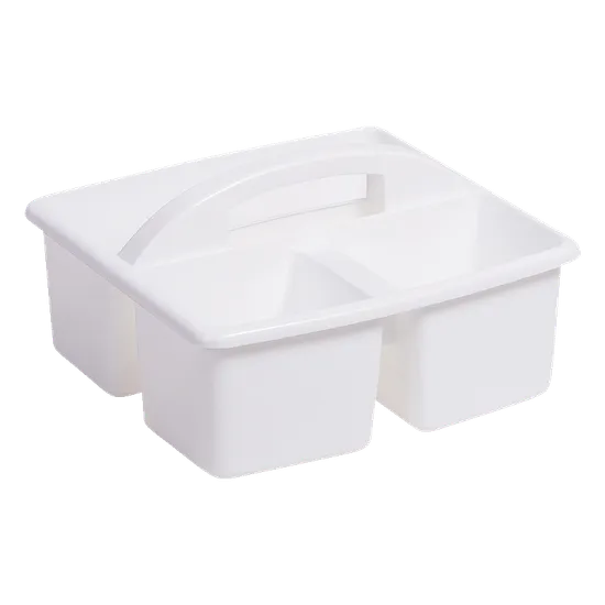 Elizabeth Richards Small Plastic Caddy White - Modern Teaching Aids NZ