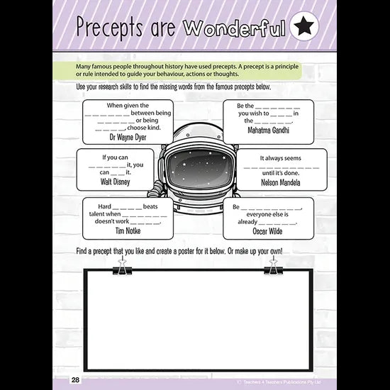 6 My Wellbeing Journal Primary Years 5-6 - Modern Teaching Aids NZ