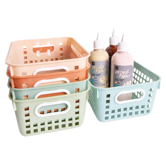Large Classroom Storage Basket - Coral - Modern Teaching Aids NZ