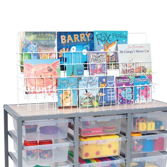 Versatile Book Display Standard White - Modern Teaching Aids NZ