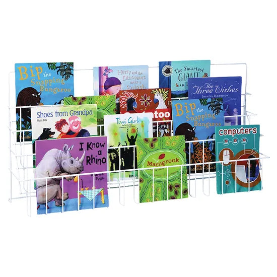 Versatile Book Display Standard White - Modern Teaching Aids NZ