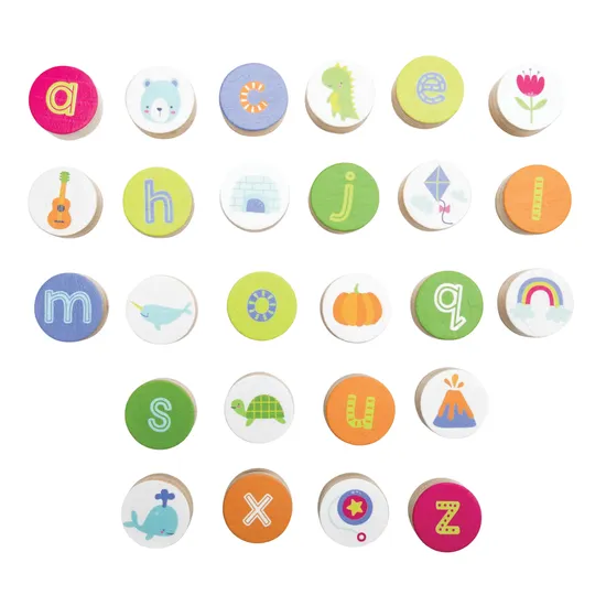 ABCs & Letter Sounds Wooden Puzzles