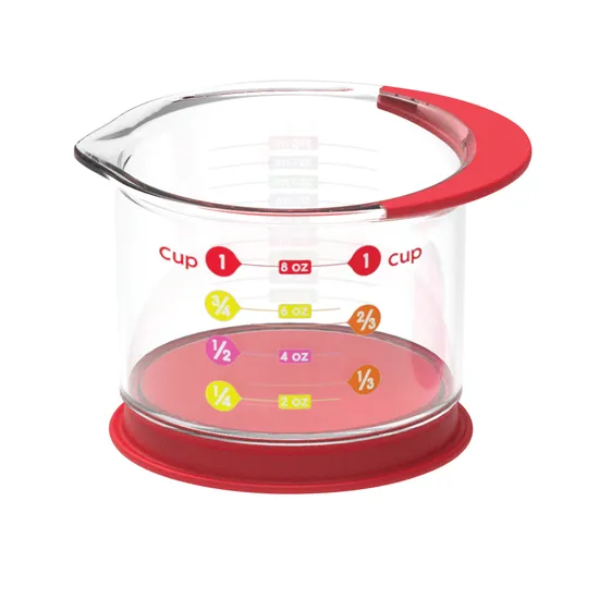 Rainbow Fraction Liquid Measuring Cups - Set of 4 - Modern Teaching Aids NZ