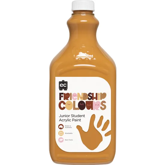Friendship Colours Acrylic Paint 2 L - Honey