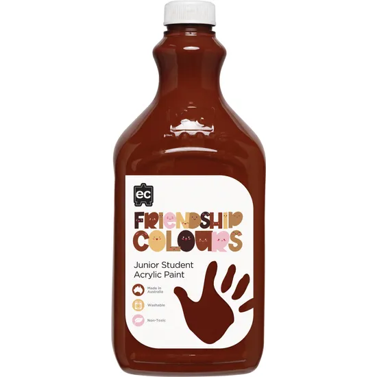 Friendship Colours Acrylic Paint 2 L - Mahogany